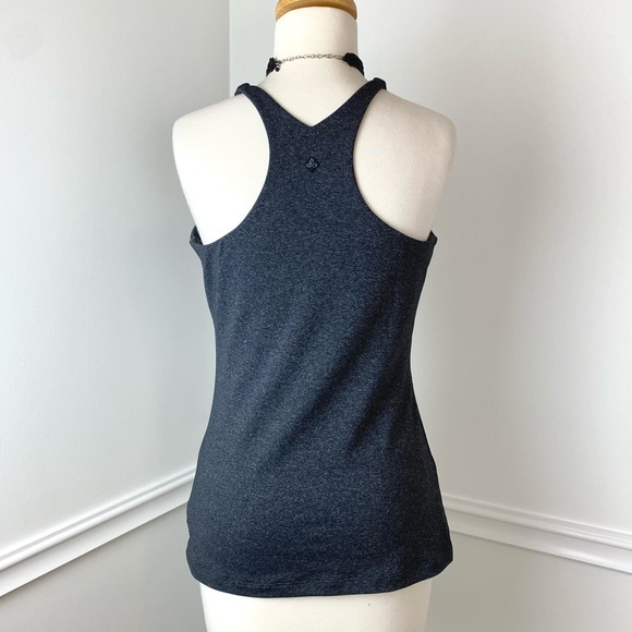 New PrAna Sabin Chakara Bra Top Yoga L NWOT Gray - Picture 4 of 5